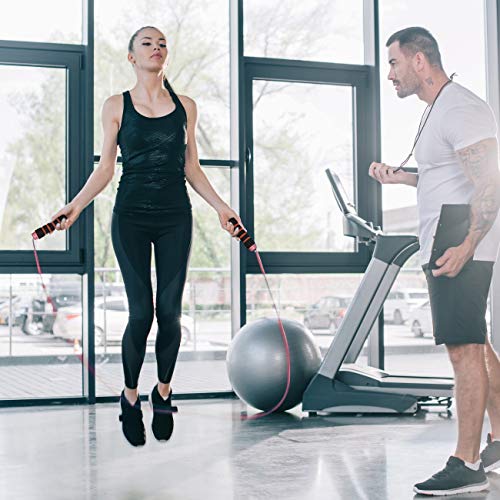 Limm All Purpose Jump Rope - Easily Adjustable And With Comfortable Handles - For Any Skill Level, Men, Women & Kids - Best For Staying Fit, Weight Loss, Cardio, General Workouts - BONUS Fitness eBook