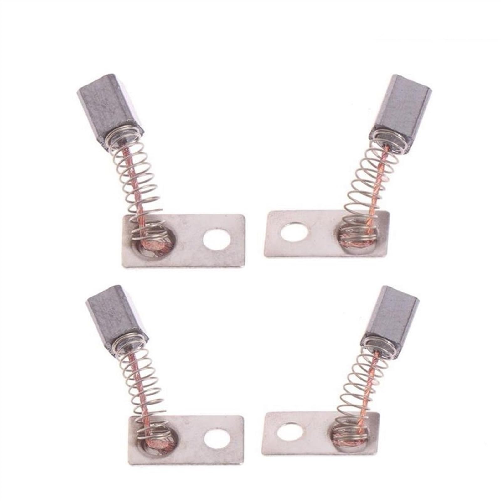 4Pcs Carbon Brush Strong 210 102L 105L 90 204 Power Tool Carbon Brush, Electric Hammer Angle Grinder Graphite Brush Replacement (Color : 4pcs 3.5x3.5x4.5mm)