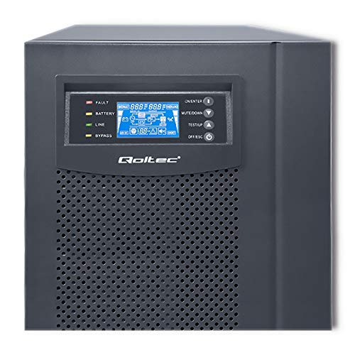 Zasilacz awaryjny UPS. on-line. czysta fala sinusoidalna. 10kVA. 8kW. LCD USB