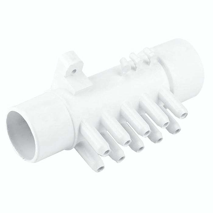 Buy Zerodis 1.5in 10mm 10 Port PVC Swimming Pool Plumbing with 6 Plugs