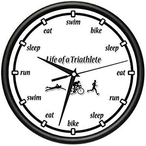 Reloj de Pared Analógico SignMission Triathlon 10 in miniatura 1