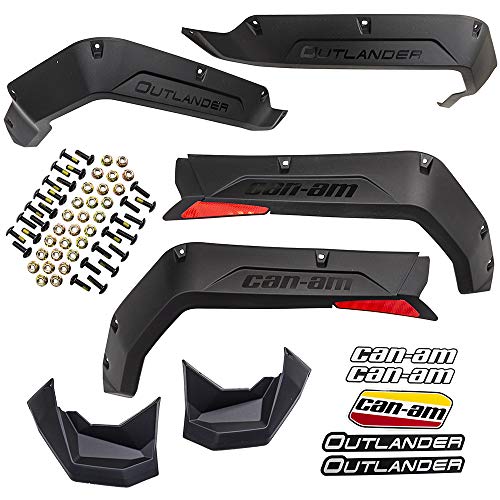 Can-Am New OEM Outlander L, Max Extended Fender Flare Mud Guard Kit 715001909