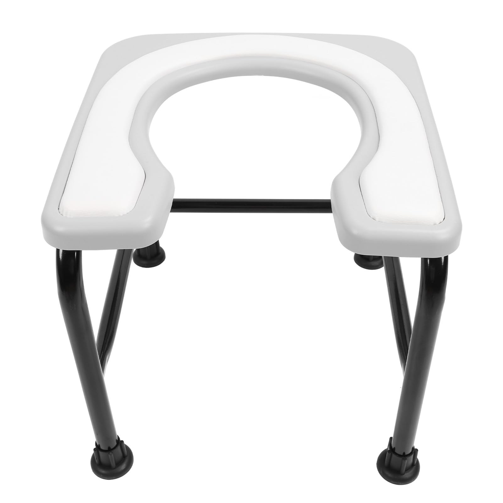 ViaGasaFamido Krzesło Commode Przenośna Siedzenie Toalety o Wysokości 12,99 Cala Plastikowy Stal Nierdzewna Stolca Toaletowa dla Starszych Seniorów w Ciąży (GREY)