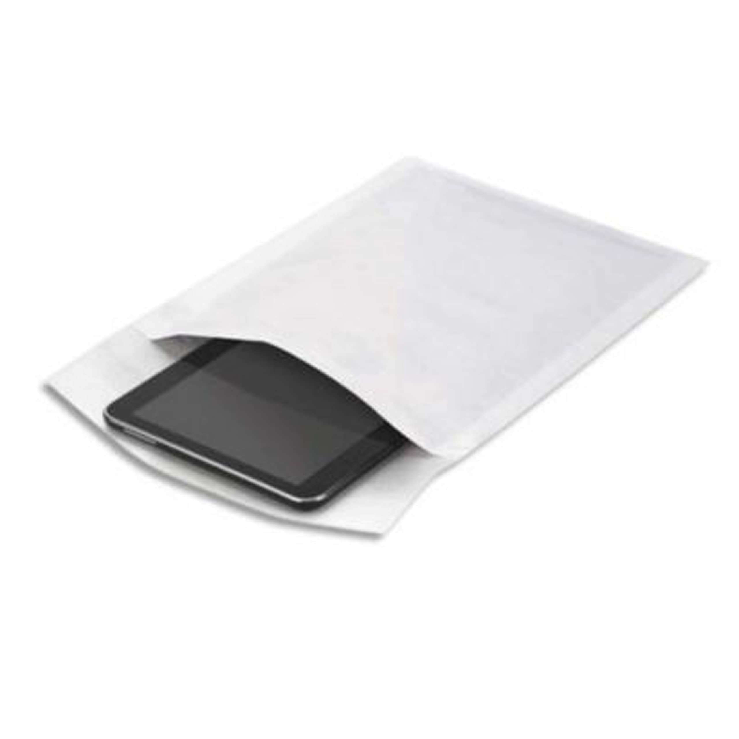Jeco - Lot de 400 enveloppes à bulles d'air blanches taille E/5 int. 220 x 265 mm pochettes matelassées d'expédition PRO