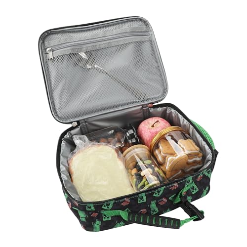 Image of Bioworld Minecraft Creepers and Block Characters Insulated Lunch Kit