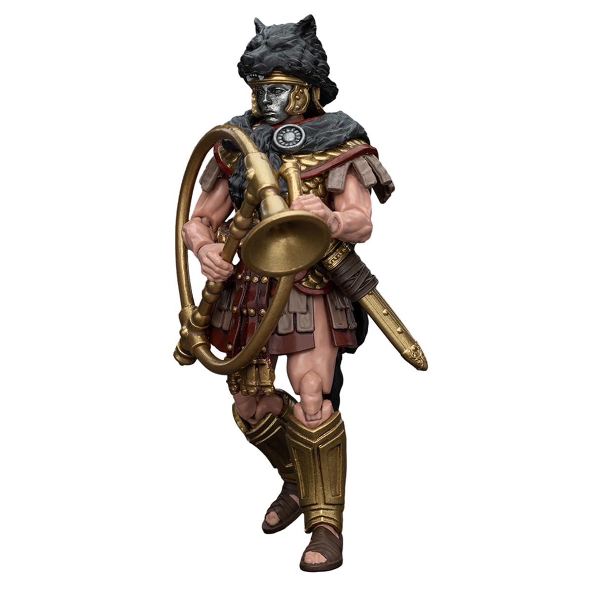 HiPlay JOYTOY Collectible Action Figure: Strife series: Roman Republic Cohort Iv Buccinator, 1:18 Scale Miniature Collectible JT6182 - Image 4