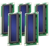 ✔️ ¡Obtenga cinco Módulos Pantalla LCD Display Azul HD 44780 1602 2x16 caracteres un precio especial de descuento por cantidad!