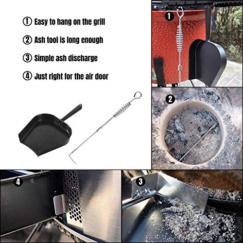 Kit de utensilios para cenizas compatible con Big Green Egg miniatura 6