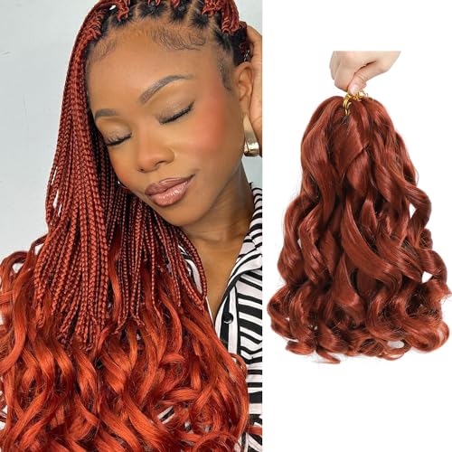 WIPPORYA French Curly Braiding Hair 12