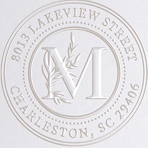 Monogram Address Embosser Seal Stamp Personalized Custom Monogram Address Embosser Stamp Wedding Embosser #TOP23