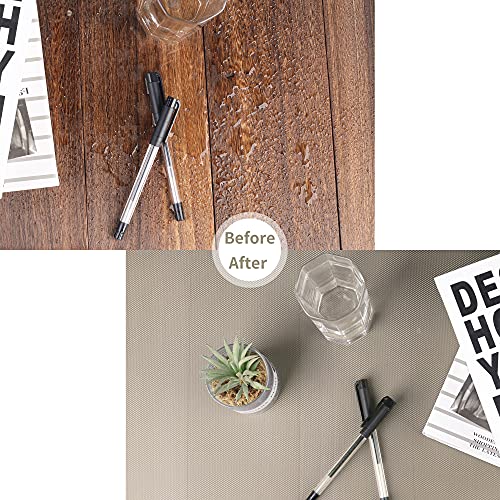 Kitchen Shelf Liner Drawer Liners, Non-Adhesive Refrigerator Liners Waterproof Fridge Mats With Strong Durable Kitchen Cabinets Mat For Drawers, Shelves, Pantry #TOP5