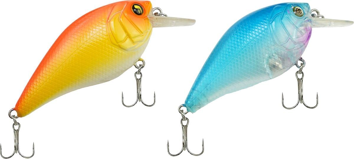 Viper Shallow Lure Pack 8 szt. - Płytkie bieganie do głębokości 1,5m - w tym Plano Tackle Box - zestaw sztucznych przynęt