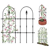 Garden Trellis for Climbing Plants Outdoor and Indoor, 35inch*33inch Thickened Rustproof Plant Suppo