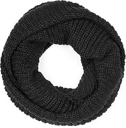 styleBREAKER Unisex bufanda tubular de punto fino ...: Todoterreno clásico - La bufanda Loop lisa de punto fino convence por su elegancia sencilla y se puede combinar de muchas maneras, perfecta para mujeres y hombres. Agradablemente suave y elástica - El material de punto elástico hecho de 100% poliacrí...