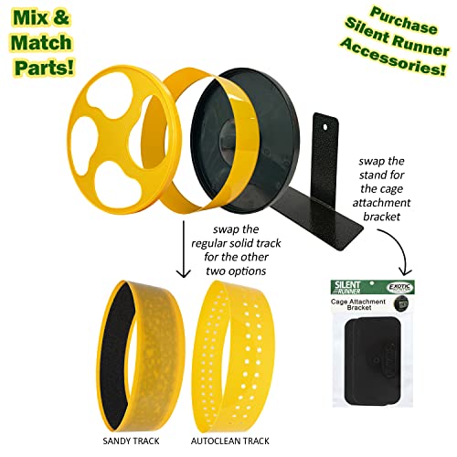 Exotic Nutrition Sandy Track - For Yellow Silent Runner 9" Small - Textured Nail Trimming Track For Pet Exercise Wheel #TOP3