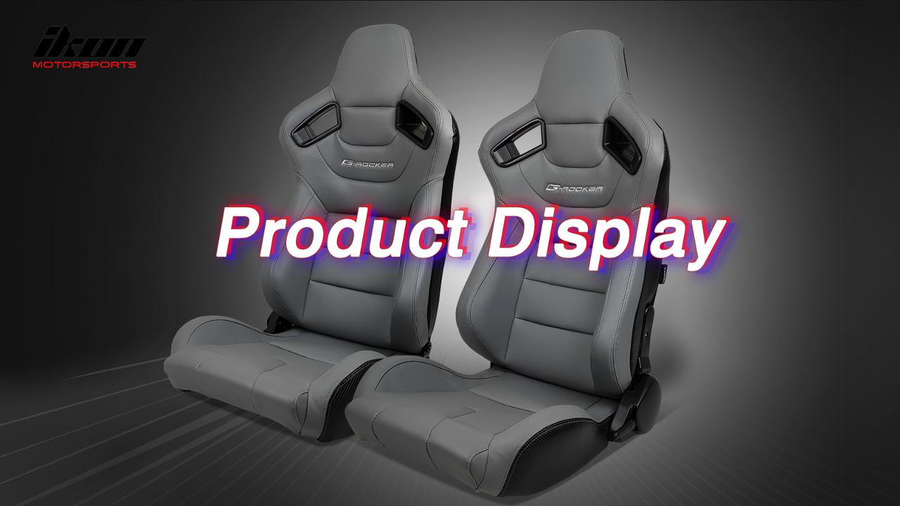 iKON×KRUNK Amazon.com: IKON MOTORSPORTS, Universal Racing Seats with