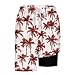 Men's Swim Trunks with Compression Liner 7 Inch Inseam Board Shorts 2 in 1 Quick-Dry Bathing Suits Hawaii Beach Shorts