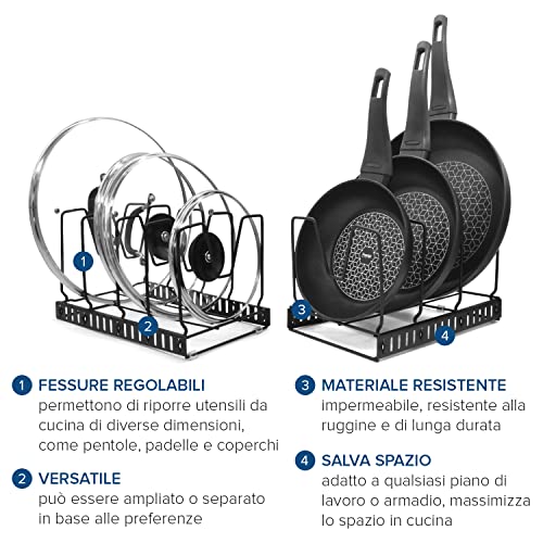 Joejis Porta Pentole Salvaspazio Organizer 9 Porta...
