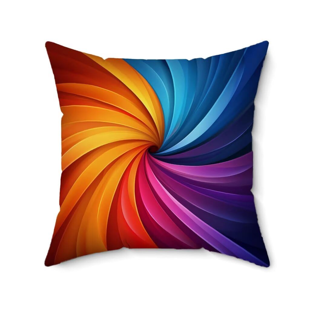 Poduszka outdoorowa 75 x 75 cm, zestaw 4 kolorowych poszewek na poduszki, abstrakcyjne, wodoodporne, miękkie, na sofę, HD, dwustronny nadruk, poduszka dekoracyjna do użytku na zewnątrz, do ogrodu, na