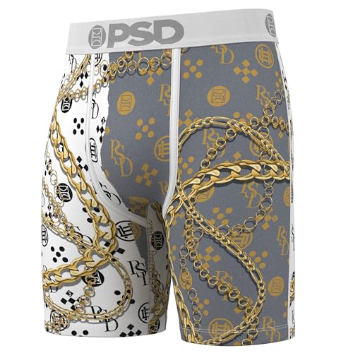 PSD Men's Lux 38 Micro Mesh Boxer Briefs, Multi, XL