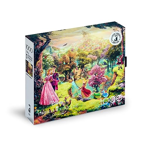 Buffalo Games - Silver Select - TK Disney - Thomas Kinkade: Sleeping Beauty - 1000 Piece Jigsaw Puzzle for Adults -Challenging Puzzle Perfect for Game Nights - Finished Size is 26.75 x 19.75 by CEACO - Used condition - US$9.41