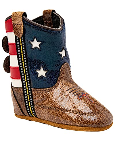 Image of Boot Barn Infant-Boys' Flag Poppet Western Round Toe - B10119