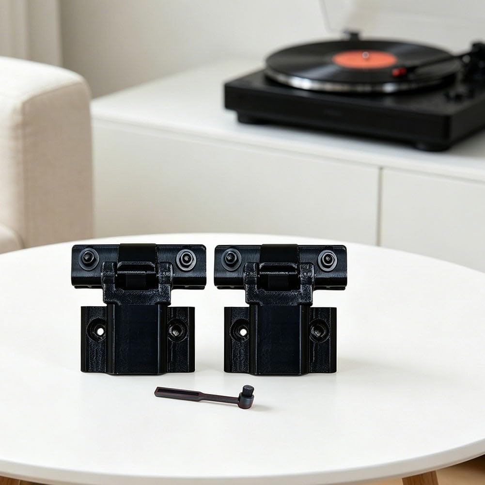 Bisagras de repuesto para tocadiscos Technics SL1200 MK2 MK5 MK6 SL1210 M5G, piezas de tocadiscos de apertura suave con cepillo