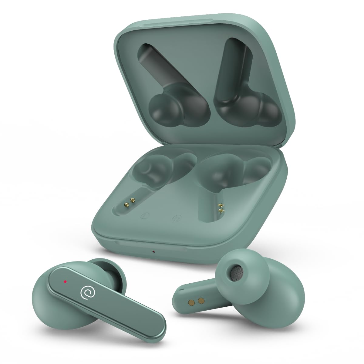 (Refurbished) pTron Bassbuds GoMax In-Ear TWS Earbuds, HD Mic & TruTalk AI-ENC Calls, 36H Playtime, 13mm Drivers, Bluetooth 5.3 Wireless Headphones, Voice Assist, Type-C Fast Charging & IPX5 Water Resistant (Green) (B0DHYPRVCL) Amazon Price History, Amazon Price Tracker
