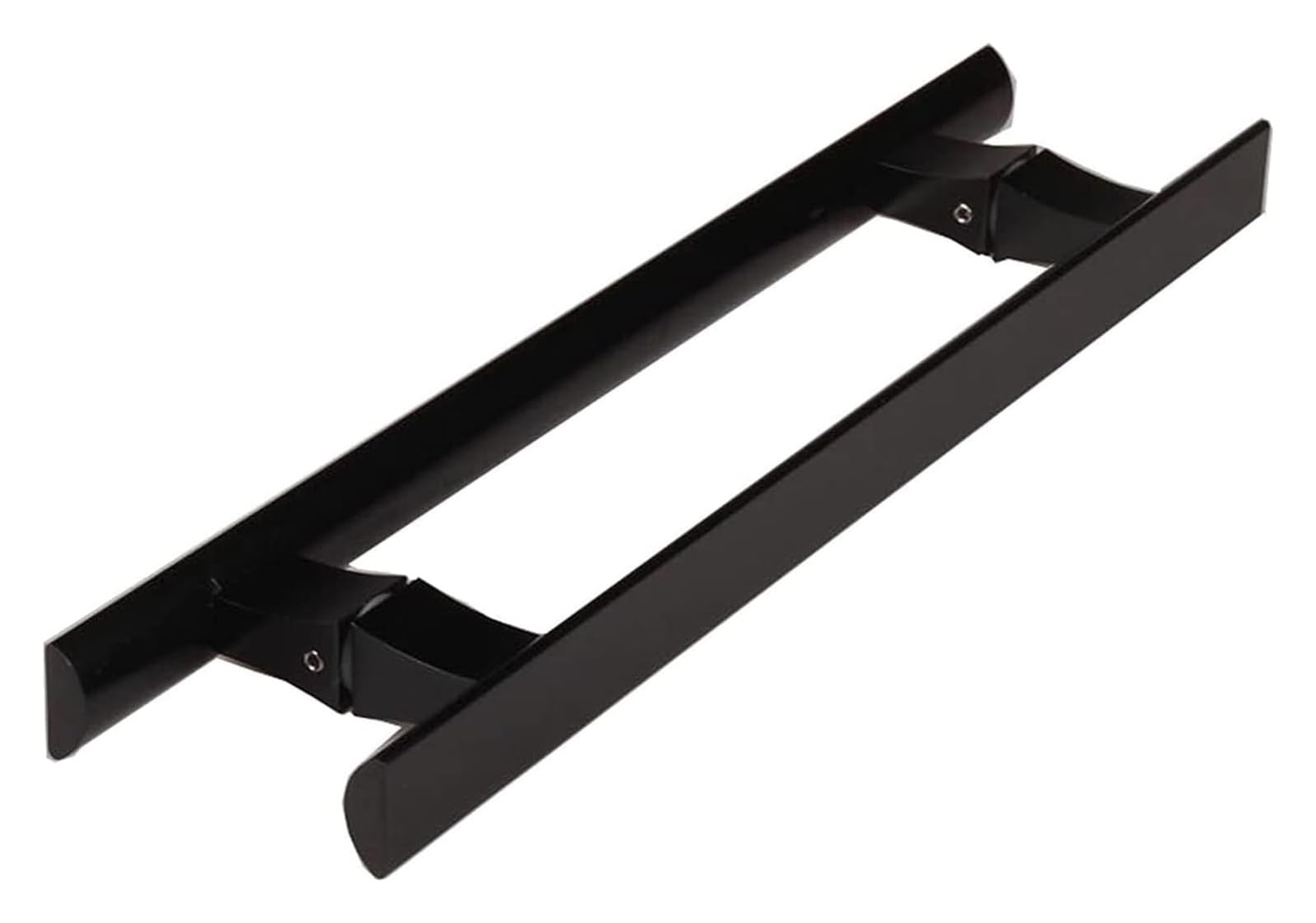 CWCQGH Push Pull Door Handle, Sliding Barn Door Handles, Modern Stainless Steel Door Pull Push Handle with Fittings, for Wood/Glass Doors,Black-80cm(31.5in)