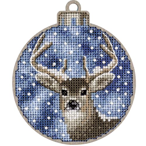 Image of Wizardi Wonderland Crafts Cross-Stitch kit on Wood FLW-017
