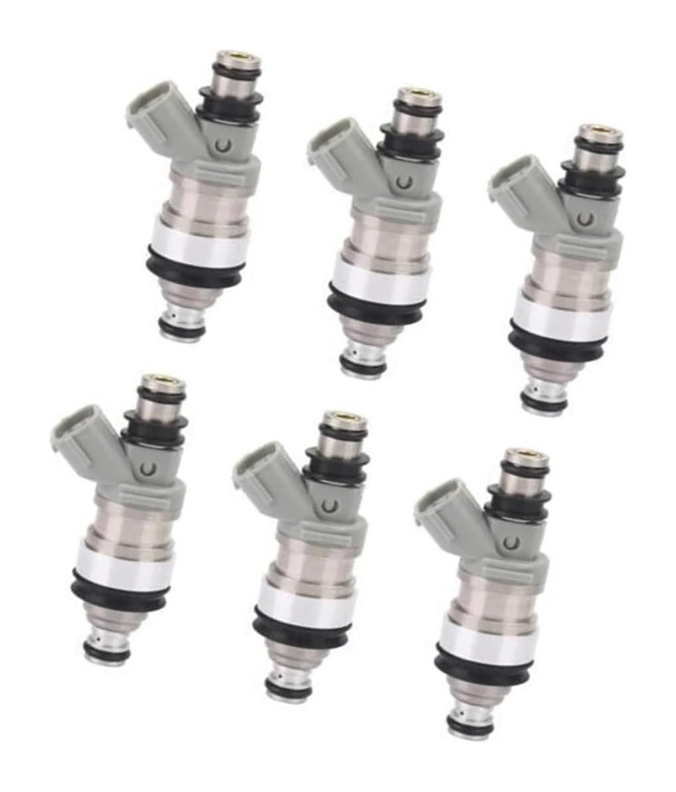 Wekpopmevl One Color Oil Petrol Fuel Injector Nozzle For Toyoya For 4Runner For Camry T100 For Tacoma 6Pcs Fuel Injector Nozzle 23250-62030 23209-62030 Engine Parts