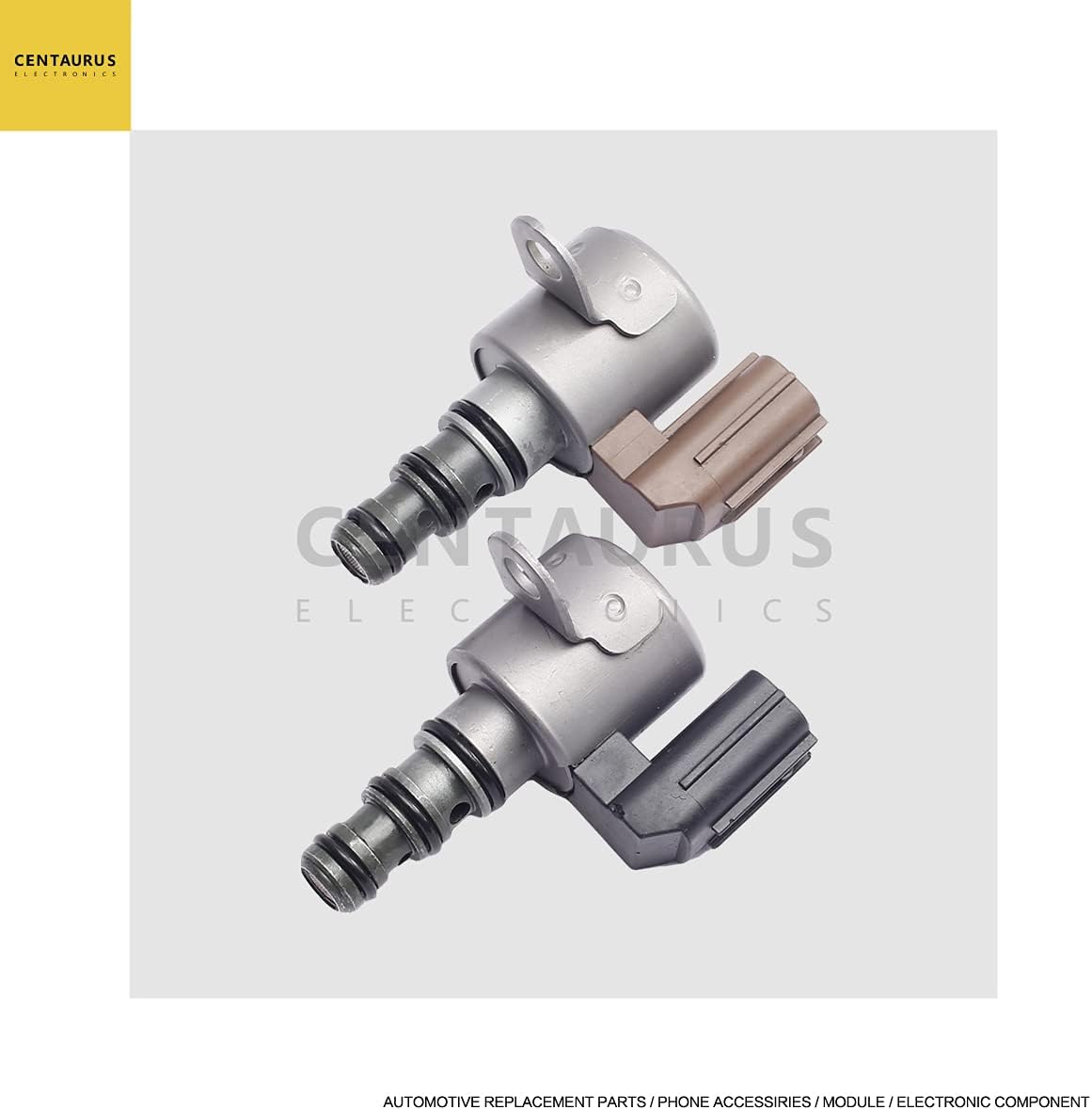 CENTAURUS 28400-P6H-003, 28400-P6H-013 Transmission Shift Control Solenoid Valve kit Brown&Black B&C Replacement for Accord Pilot Odyssey Prelude Acura CL TL MDX - 28500-P6H-003, 28500-P6H-013
