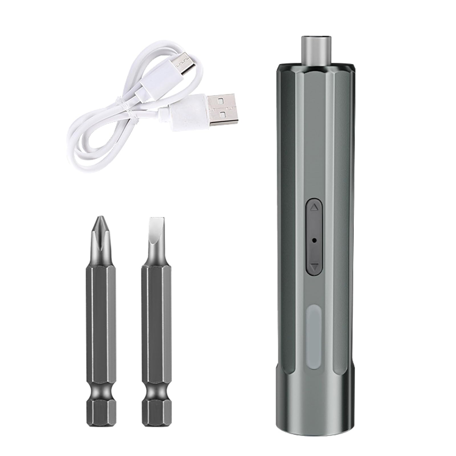Cordless Electric Screwdriver Home Screwdriver With Tip Work Light USB Rechargeables