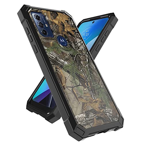 Ailiber For Moto G Power 2022 Case, Moto G Play 2023 Case With Screen Protector, Dual Layer Structure Protection, Shockproof Corner Tpu Bumper, Military Grade Phone Cover For Motorola G Play 2023-Camo #TOP6