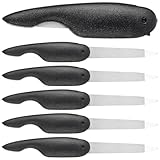 TOYZFRIENDY Kleiner Nagelfeilen 6 Stück Faltbar Metall Nagelpolierstreifen mit Doppelseitiger Struktur für Nagelpflege und Nagelkunstbedarf Unterwegs und Hause