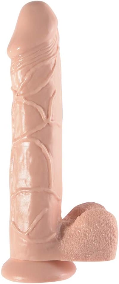 Pipedream Products Basix Rubber Works Mega Dildo, Flesh, 12 Inch, 11.2 Pound
