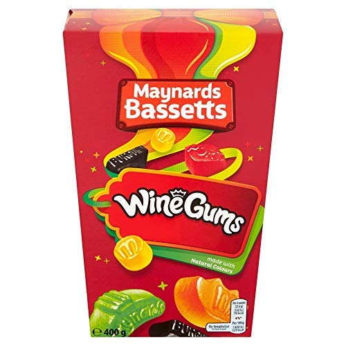 Original Maynards Wine Gums Carton Gummy Candy Sweets Imported From The UK England The Very Best Of British Wine Gums-set of 3