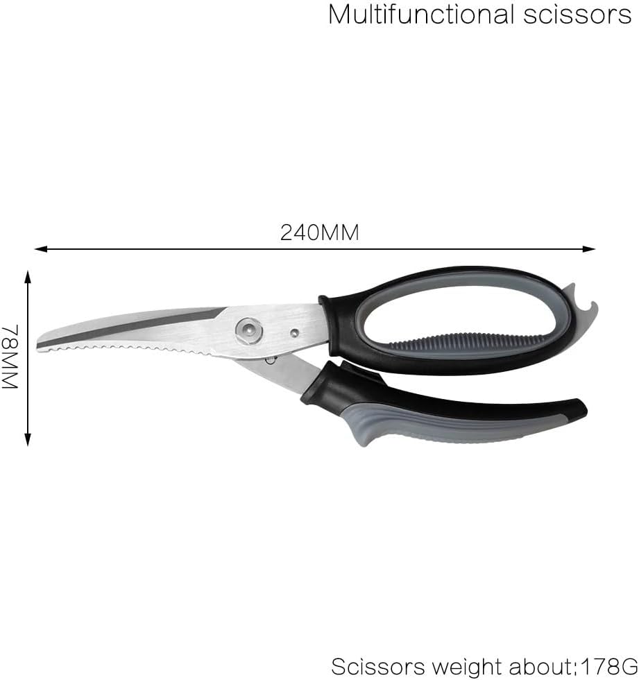 Kitchen Scissors Poultry Shears Heavy Duty Kitchen Scissors for Cutting Poultry Game Bone Meat Fish Removable Poultry Shears