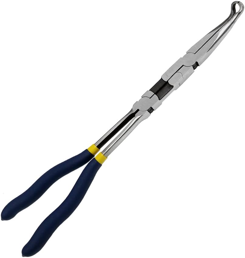 Zenith Industries ZN502656 Long Reach XL Pivot Ring Nose Pliers, 5/16in, 16 inches