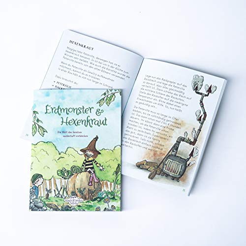 Magic Garden Seeds Erdmonster & Hexenkraut - Samen-Geschenkset für Kinder mit Saatgut für 6 spannende Pflanzen aus der… – Bild 4