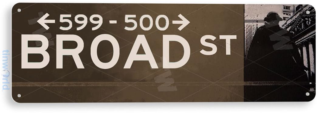 Amazon.co.jp: Tinworld TIN 看板 ブロードストリートサイン