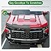 CZmenghe Hood Protector Compatible with 2019-2026 Chevy Silverado 1500 Hood Deflector TPE Shield Replacement for 2019-2026 Chevy Silverado Accessories