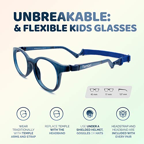 Tempo: Unbreakable Kids Glasses - Flexible Fashion Glasses For Kids - 30112
