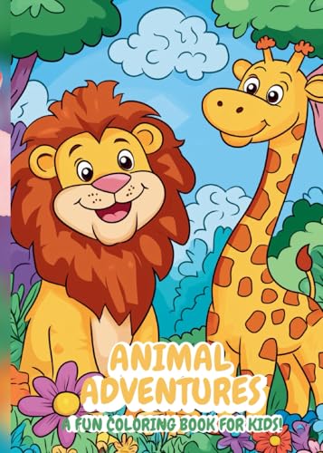 Mini Animal Adventures: A Coloring Book for Kids: Travel-Sized Edition with Cute Animals for Toddlers, Preschoolers & Kids Ages 2–10 and Animal Lovers of any age (Mini Coloring Books) image 2