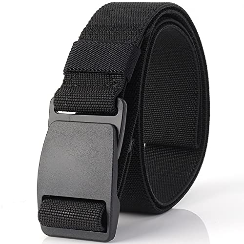Thickened Canvas Belt Elastic Casual Men's Belt Stretch Training Belt Military Fan Tactical Belt