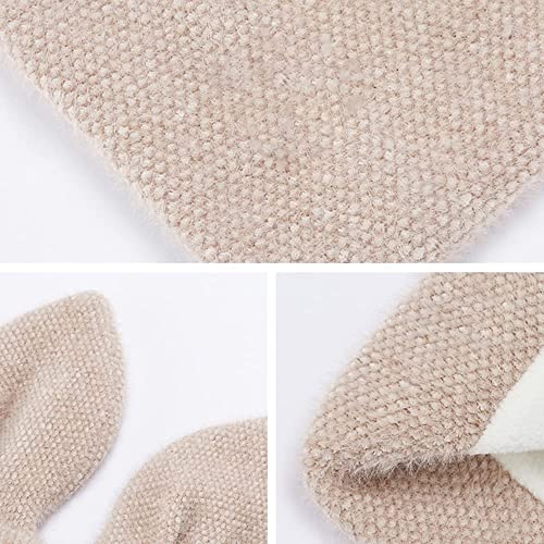 Rabbit Ear Beanie Hat Cute Cable Knit Chunky Winter Beanie Cap For Women Girls Slh2T031, Brown #TOP6