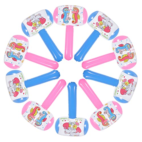 KOMBIUDA 12pcs Giant Inflatable Hammer Toy for Boys and Girls Funny Boys and Girls Toys Bulk Set for Party Pool Random Color