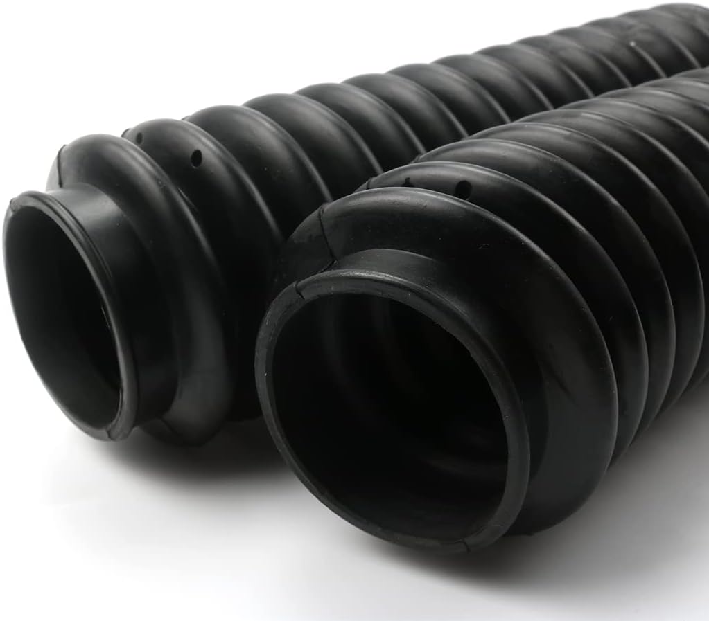 Front Shock Fork Boots For Honda ATC 250SX 250 SX 1985-1987, Black