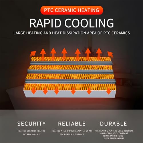 Calefactor Eléctrico portátil con temperatura ajustable miniatura 6