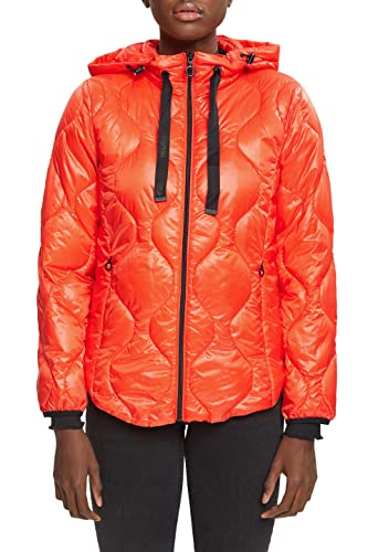 ESPRIT Damen 013EE1G370 Jacke, 635/ORANGE RED, XL